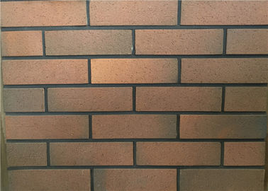 Colord Clay Exterior Faux Brick , Thin Veneer Brick For House Wall