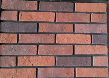 Steam - Crued Faux Brick Veneer Exterior Thickness 10-15mm With Cement / Pigment