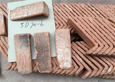 Culture Surface Clay Brick Tiles , Quoined Brick Corners For Indoor / Outdoor Wall
