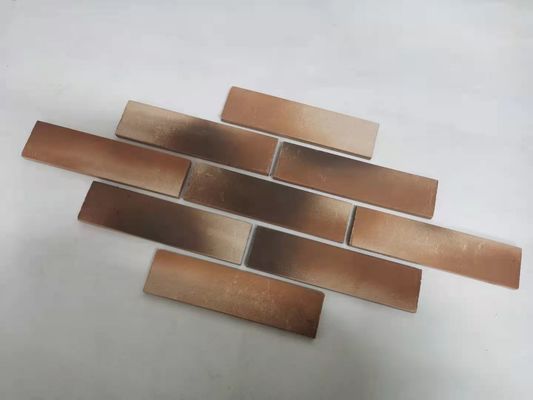 Smooth Surface Turned Colors Thin Veneer Brick Low Water Absorption