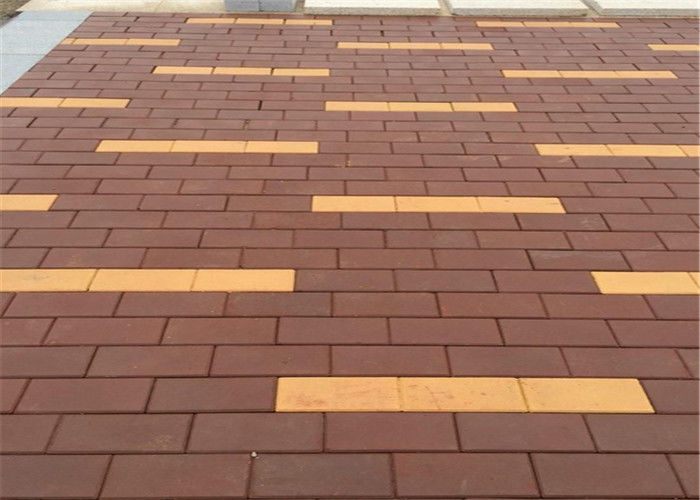 Non Radioactive Clay Paving Brick Easy To Maintain Red Brown Brick Pavers 2 9 3 2