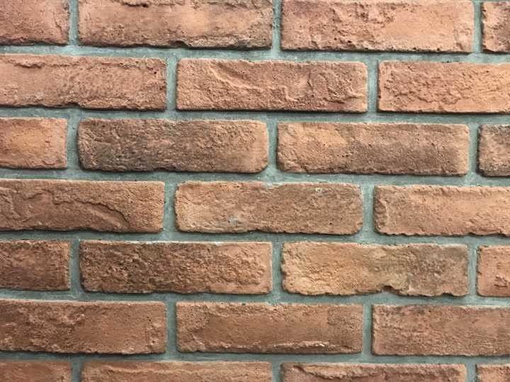 3D01 NEW Antique Thin Veneer Outdoor Brick Tiles 205 X 50 X 12mm For