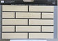 Yellow Culture Thin Brick Veneer Tiles For Walls Strong Acid / Alkali Resistance