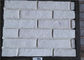 White Faux Exterior Brick Decoration Thickness 10-15mm Solid Surface