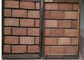 Customized Exterior Faux Brick Panels , Thin Brick Veneer For Fireplace / TV Walls Decration