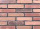 Thin brick for cladding wall brick with molded techonology