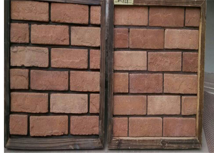 Customized Exterior Faux Brick Panels , Thin Brick Veneer