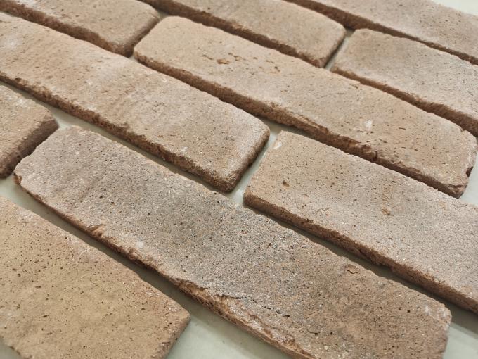 Clay facing exterior thin brick veneer rustic type thin