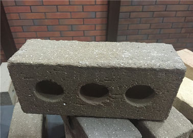 Turned Color Perforated Clay Bricks , Brick Veneer Exterior Siding Low Water Absorption