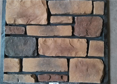 Classical Style Wateproof Faux Exterior Stone , Faux Veneer Stone Panels For Home Building