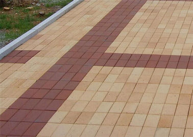 Low Water Absorption Outdoor Wood Floor Tiles , Thin Brick Pavers For Garden / Landscape