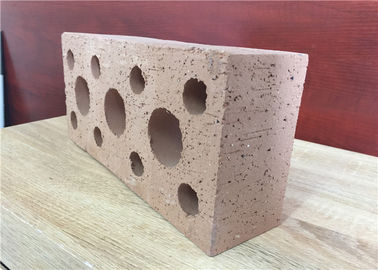 Weather Resistant Hollow Clay Brick Veneer , Clay Hollow Blocks 35% Void Ratio