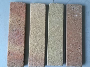 Sandblast Changeable Color Exterior Thin Brick Customized For Building Wall Materials