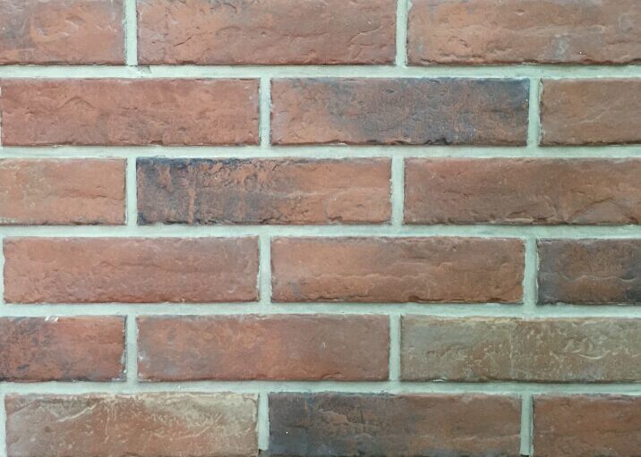 3D211 Durable Heat Resistant Artificial Wall Thin Veneer Brick Tiles For Outdoor 12mm Thickness