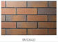 Matte Finish Surface Exterior Brick Veneer Panels Clay For Outside Wall