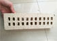 Pure White Multi Holes Perforated Clay Bricks Anti - Freeze 35% Void Ratio